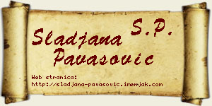 Slađana Pavasović vizit kartica